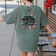 Teacher Flair Pen Art Lover School Supplies Women's Comfort Colors T-Shirt Back Print Moss Teacher Flair Pen Art Lover School Supplies Women's Comfort Colors T-Shirt Back Print Moss