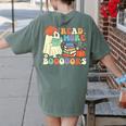 Teacher Halloween Cute Booooks Ghost Read More Books Women's Comfort Colors T-Shirt Back Print Moss Teacher Halloween Cute Booooks Ghost Read More Books Women's Comfort Colors T-Shirt Back Print Moss