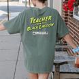 Teacher Halloween Tshirt Teacher From The Lagoon Men Women Women's Comfort Colors T-Shirt Back Print Moss Teacher Halloween Tshirt Teacher From The Lagoon Men Women Women's Comfort Colors T-Shirt Back Print Moss