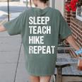 Teacher Hiking Shirt Teaching Hiker T Shirt Women's Comfort Colors T-Shirt Back Print Moss Teacher Hiking Shirt Teaching Hiker T Shirt Women's Comfort Colors T-Shirt Back Print Moss