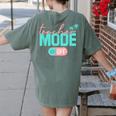 Teacher Mode Off Happy Last Day Of School Summer Break Men Women Women's Comfort Colors T-Shirt Back Print Moss Teacher Mode Off Happy Last Day Of School Summer Break Men Women Women's Comfort Colors T-Shirt Back Print Moss