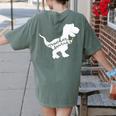 Teacher Saurus T Shirt For Men And Women Women's Comfort Colors T-Shirt Back Print Moss Teacher Saurus T Shirt For Men And Women Women's Comfort Colors T-Shirt Back Print Moss
