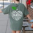 Teacher Shirt Red For Ed Teacher Protest Shirt T-Shirt Women's Comfort Colors T-Shirt Back Print Moss