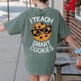Teacher Shirt I Teach Smart Cookies Shirt Nerd Tee Women's Comfort Colors T-Shirt Back Print Moss Teacher Shirt I Teach Smart Cookies Shirt Nerd Tee Women's Comfort Colors T-Shirt Back Print Moss