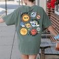 Teacher Space Science Learning Is Out Of World Solar System Women's Comfort Colors T-Shirt Back Print Moss Teacher Space Science Learning Is Out Of World Solar System Women's Comfort Colors T-Shirt Back Print Moss