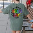 Teacher Student Field Day Let The Games Begin Field Day Women's Comfort Colors T-Shirt Back Print Moss Teacher Student Field Day Let The Games Begin Field Day Women's Comfort Colors T-Shirt Back Print Moss
