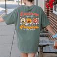 Teacher I Teach The Cutest Pumpkins In The Patch Fall Autumn Women's Comfort Colors T-Shirt Back Print Moss Teacher I Teach The Cutest Pumpkins In The Patch Fall Autumn Women's Comfort Colors T-Shirt Back Print Moss