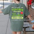 Teacher Teaching Assistant Aide Hero Women's Comfort Colors T-Shirt Back Print Moss Teacher Teaching Assistant Aide Hero Women's Comfort Colors T-Shirt Back Print Moss