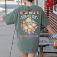 Teacher Teaching I Love My Job For All The Little Reasons Women's Comfort Colors T-Shirt Back Print Moss Teacher Teaching I Love My Job For All The Little Reasons Women's Comfort Colors T-Shirt Back Print Moss