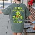 Teachers Day Women's Comfort Colors T-Shirt Back Print Moss Teachers Day Women's Comfort Colors T-Shirt Back Print Moss