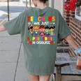 Teachers Are Just Superheroes In Disguise Back To School Women's Comfort Colors T-Shirt Back Print Moss Teachers Are Just Superheroes In Disguise Back To School Women's Comfort Colors T-Shirt Back Print Moss