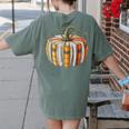 Teachers Students Fall Book Pumpkin Fall Librarians Bookworm Women's Comfort Colors T-Shirt Back Print Moss Teachers Students Fall Book Pumpkin Fall Librarians Bookworm Women's Comfort Colors T-Shirt Back Print Moss