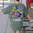 Teachers Are Superheroes Back To School Women's Comfort Colors T-Shirt Back Print Moss Teachers Are Superheroes Back To School Women's Comfort Colors T-Shirt Back Print Moss