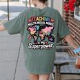 Teaching Multilingual Minds Learners English ESL Teacher Women's Comfort Colors T-Shirt Back Print Moss Teaching Multilingual Minds Learners English ESL Teacher Women's Comfort Colors T-Shirt Back Print Moss