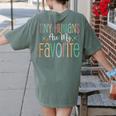 Teaching Preschool Teacher Tiny Humans Are My Favorite Women's Comfort Colors T-Shirt Back Print Moss Teaching Preschool Teacher Tiny Humans Are My Favorite Women's Comfort Colors T-Shirt Back Print Moss