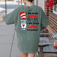 Teaching I Will Drink Coffee Here Or There Teacher Women's Comfort Colors T-Shirt Back Print Moss Teaching I Will Drink Coffee Here Or There Teacher Women's Comfort Colors T-Shirt Back Print Moss