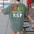 Team RSP RSP Teacher Kindergarten Teacher Women's Comfort Colors T-Shirt Back Print Moss Team RSP RSP Teacher Kindergarten Teacher Women's Comfort Colors T-Shirt Back Print Moss