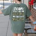 Team School Nurse Camo Teacher Student Back To School For Men Women Women's Comfort Colors T-Shirt Back Print Moss