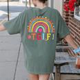 TGIF Teacher Appreciation Alphabet Thank God It's Friday For Men Women Girls Kids Women's Comfort Colors T-Shirt Back Print Moss TGIF Teacher Appreciation Alphabet Thank God It's Friday For Men Women Girls Kids Women's Comfort Colors T-Shirt Back Print Moss