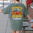 Thankful For My 2nd Grade Turkeys Thanksgiving Teacher Fall Women's Comfort Colors T-Shirt Back Print Moss Thankful For My 2nd Grade Turkeys Thanksgiving Teacher Fall Women's Comfort Colors T-Shirt Back Print Moss
