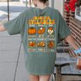 Thankful Syllables Teacher Thanksgiving Educational Kids Women's Comfort Colors T-Shirt Back Print Moss Thankful Syllables Teacher Thanksgiving Educational Kids Women's Comfort Colors T-Shirt Back Print Moss