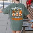 Thanksgiving Shirts For Women With My Gnomies Teachers Gnome Women's Comfort Colors T-Shirt Back Print Moss Thanksgiving Shirts For Women With My Gnomies Teachers Gnome Women's Comfort Colors T-Shirt Back Print Moss