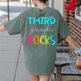 Third Grade Rocks Shirt Team 3rd Grade Teacher Women's Comfort Colors T-Shirt Back Print Moss Third Grade Rocks Shirt Team 3rd Grade Teacher Women's Comfort Colors T-Shirt Back Print Moss