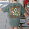 We All Thrive Under Different Conditions SPED Teacher Women's Comfort Colors T-Shirt Back Print Moss