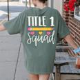 Title 1 Reading Teacher Shirt Women's Comfort Colors T-Shirt Back Print Moss Title 1 Reading Teacher Shirt Women's Comfort Colors T-Shirt Back Print Moss