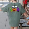 TOD Itinerant Teacher Of The Deaf Halloween ASL Interpreters Women's Comfort Colors T-Shirt Back Print Moss TOD Itinerant Teacher Of The Deaf Halloween ASL Interpreters Women's Comfort Colors T-Shirt Back Print Moss