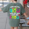 Today You Will Glow When You Show What You Know Teachers Day Women's Comfort Colors T-Shirt Back Print Moss Today You Will Glow When You Show What You Know Teachers Day Women's Comfort Colors T-Shirt Back Print Moss