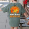 History Teacher Brings Past Back To Life Halloween Zombie Women's Comfort Colors T-Shirt Back Print Moss History Teacher Brings Past Back To Life Halloween Zombie Women's Comfort Colors T-Shirt Back Print Moss