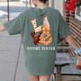 History Teacher Love Autumn Fall Gnome For Teachers For Men Women Women's Comfort Colors T-Shirt Back Print Moss History Teacher Love Autumn Fall Gnome For Teachers For Men Women Women's Comfort Colors T-Shirt Back Print Moss