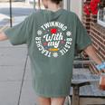 Twin Day Teacher Twinning With My Bestie Matching For Men Women Women's Comfort Colors T-Shirt Back Print Moss Twin Day Teacher Twinning With My Bestie Matching For Men Women Women's Comfort Colors T-Shirt Back Print Moss