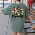 Unity Day Design Kindness Orange Teacher Kids Be Kind Women's Comfort Colors T-Shirt Back Print Moss Unity Day Design Kindness Orange Teacher Kids Be Kind Women's Comfort Colors T-Shirt Back Print Moss