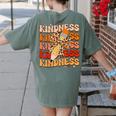 Unity Day Orange Kindness Teacher Bow Anti Bullying Be Kind Women's Comfort Colors T-Shirt Back Print Moss Unity Day Orange Kindness Teacher Bow Anti Bullying Be Kind Women's Comfort Colors T-Shirt Back Print Moss