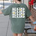 Unity Day Shirt Orange Kids Teacher 2023 Be Kind Groovy Women's Comfort Colors T-Shirt Back Print Moss