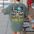 Van Go Vanlife Accessories Artist Art Teacher Women's Comfort Colors T-Shirt Back Print Moss Van Go Vanlife Accessories Artist Art Teacher Women's Comfort Colors T-Shirt Back Print Moss