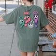 Wait What Stop It I Agree Grammar English Teacher Women's Comfort Colors T-Shirt Back Print Moss Wait What Stop It I Agree Grammar English Teacher Women's Comfort Colors T-Shirt Back Print Moss