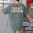 Walkie Calls Are My Cardio SPED Teacher Inclusion ABA Women's Comfort Colors T-Shirt Back Print Moss Walkie Calls Are My Cardio SPED Teacher Inclusion ABA Women's Comfort Colors T-Shirt Back Print Moss