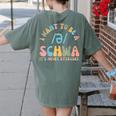 I Want To Be a SCHWA It's Never Stressed Reading Teacher Women's Comfort Colors T-Shirt Back Print Moss I Want To Be a SCHWA It's Never Stressed Reading Teacher Women's Comfort Colors T-Shirt Back Print Moss