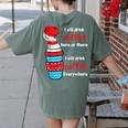 I Will Drink Coffee Here Or There Teacher Teaching Women's Comfort Colors T-Shirt Back Print Moss I Will Drink Coffee Here Or There Teacher Teaching Women's Comfort Colors T-Shirt Back Print Moss