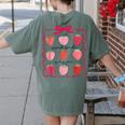 Women Second Grade Is My Jam Strawberry First Kids Teacher Women's Comfort Colors T-Shirt Back Print Moss Women Second Grade Is My Jam Strawberry First Kids Teacher Women's Comfort Colors T-Shirt Back Print Moss