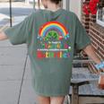 The Wonder Of Teaching Is Watching Caterpillars Teacher Women's Comfort Colors T-Shirt Back Print Moss The Wonder Of Teaching Is Watching Caterpillars Teacher Women's Comfort Colors T-Shirt Back Print Moss