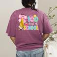 100 Days Of School Preppy 100th Day Of School Teachers Girls Women's Comfort Colors T-Shirt Back Print Berry 100 Days Of School Preppy 100th Day Of School Teachers Girls Women's Comfort Colors T-Shirt Back Print Berry