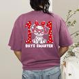 100 Days Smarter 101st Day School Dalmatian Dog Teacher Kids Women's Comfort Colors T-Shirt Back Print Berry 100 Days Smarter 101st Day School Dalmatian Dog Teacher Kids Women's Comfort Colors T-Shirt Back Print Berry