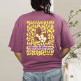 100th Day Of School Teacher Monkey Pun Banana For Men Women Girls Kids Women's Comfort Colors T-Shirt Back Print Berry