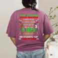 12 Days Of Teaching Special Education IEPS SPED Teacher Xmas Women's Comfort Colors T-Shirt Back Print Berry 12 Days Of Teaching Special Education IEPS SPED Teacher Xmas Women's Comfort Colors T-Shirt Back Print Berry