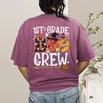 1st Grade Boo Crew Cute Ghost Halloween Teacher Kids Women's Comfort Colors T-Shirt Back Print Berry 1st Grade Boo Crew Cute Ghost Halloween Teacher Kids Women's Comfort Colors T-Shirt Back Print Berry