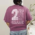 2nd Grade Typography Team 2nd Grade Teacher Back To School Women's Comfort Colors T-Shirt Back Print Berry 2nd Grade Typography Team 2nd Grade Teacher Back To School Women's Comfort Colors T-Shirt Back Print Berry